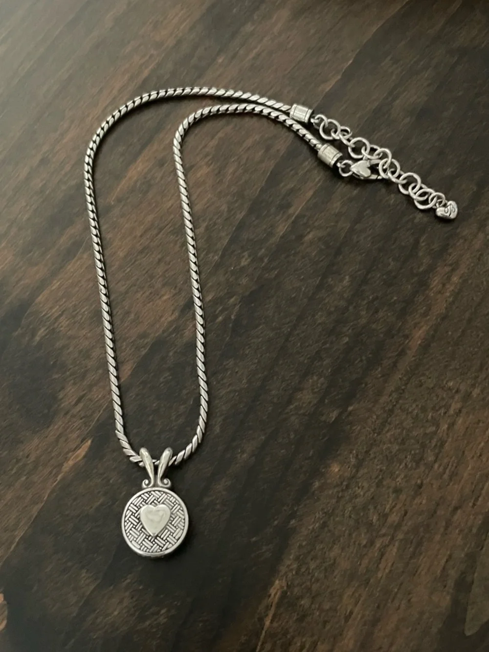 Brighton Heiress Silver And Gold Pendant Necklace